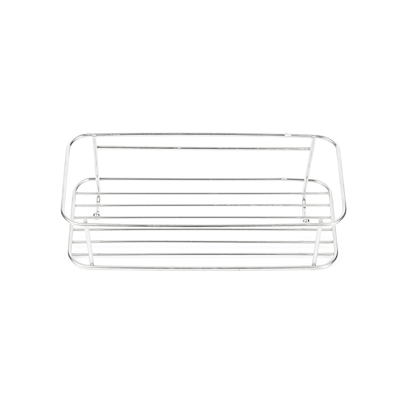 Kadi Pancuran Keluli Tahan Karat Pelekat dengan Cangkuk