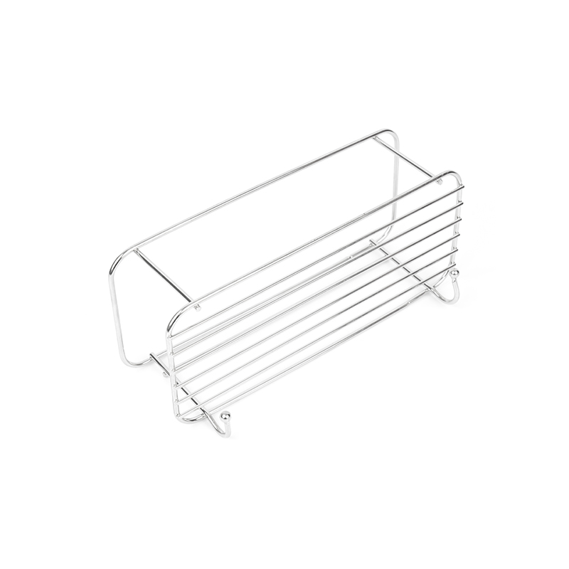 Kadi Pancuran Keluli Tahan Karat Pelekat dengan Cangkuk