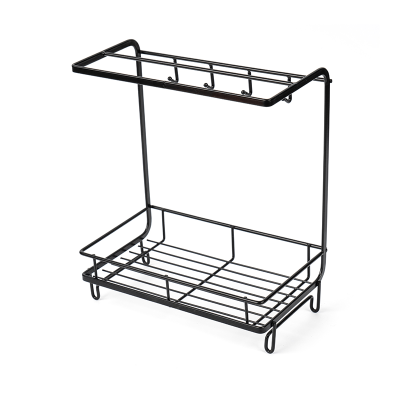 Kedi Sinki Dapur dengan Pemegang Span & Serbuk