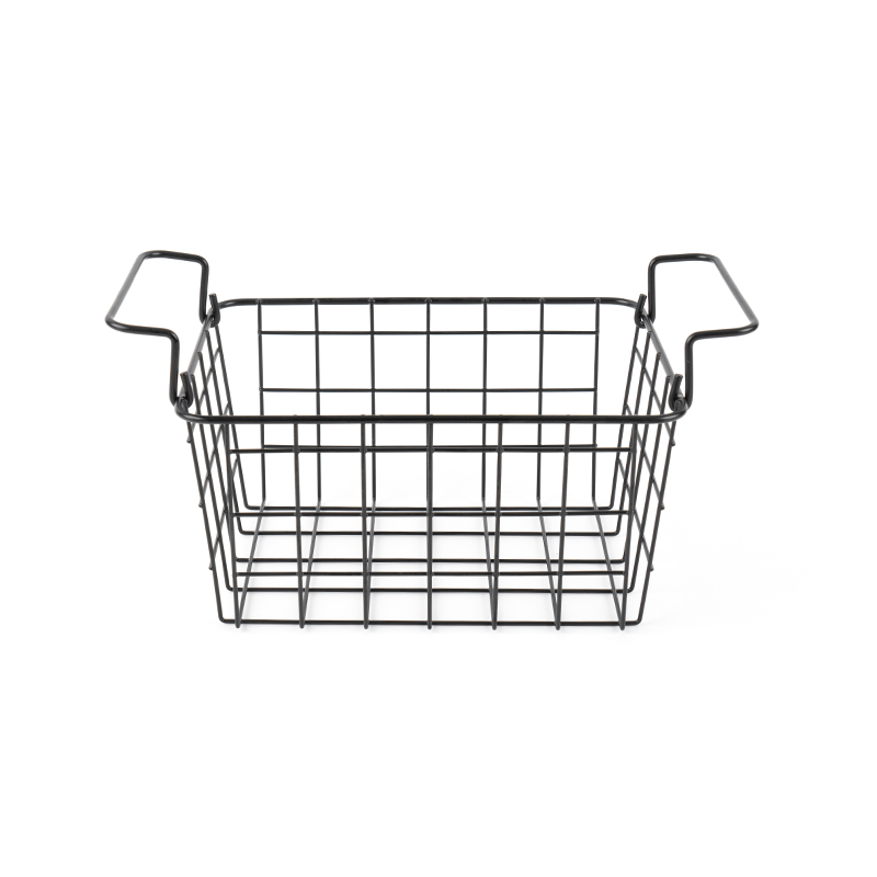 Tong Penyimpanan Utiliti Boleh Tindan Jaring Logam, Segi Empat Besar