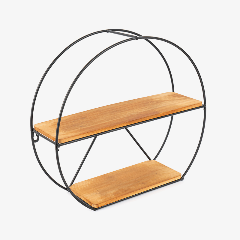 Rak Dinding Emas dan Bakul Penyimpanan Gantung untuk Dapur