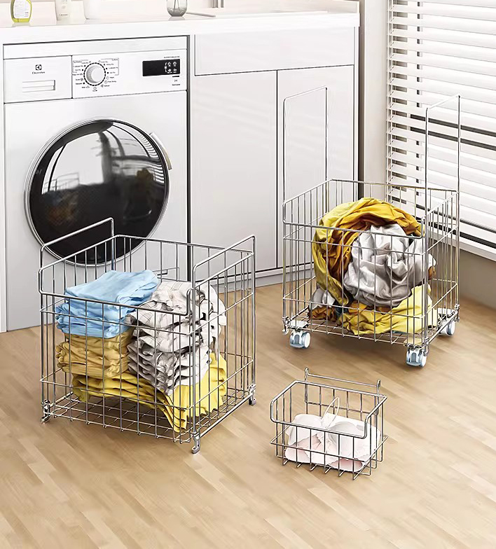 Apakah penambahbaikan teknologi yang mengurangkan berat bakul pakaian kotor logam?